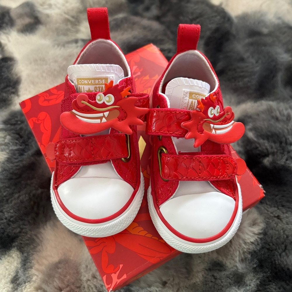 Converse Kids Red Dragon Sneakers